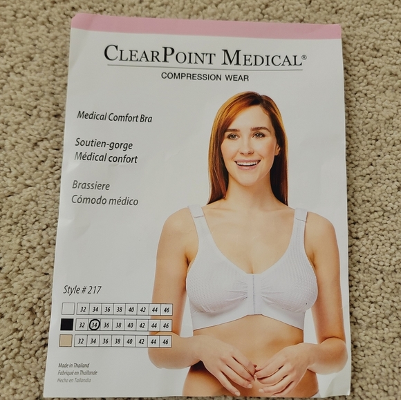 New Clearpoint Medical Comfort Bra #217 - Picture 3 of 5